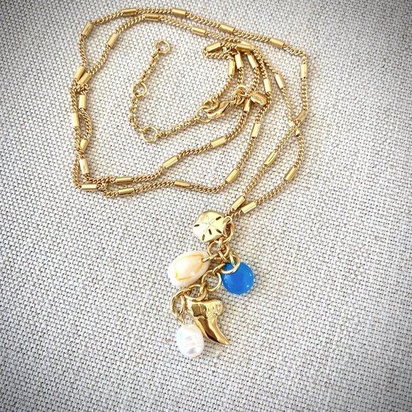 J. Crew NWT Beachcomber Pendant Necklace - Picture 7 of 9